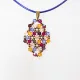Symphony - Malvina Rhombus S-Purple Leather - 1